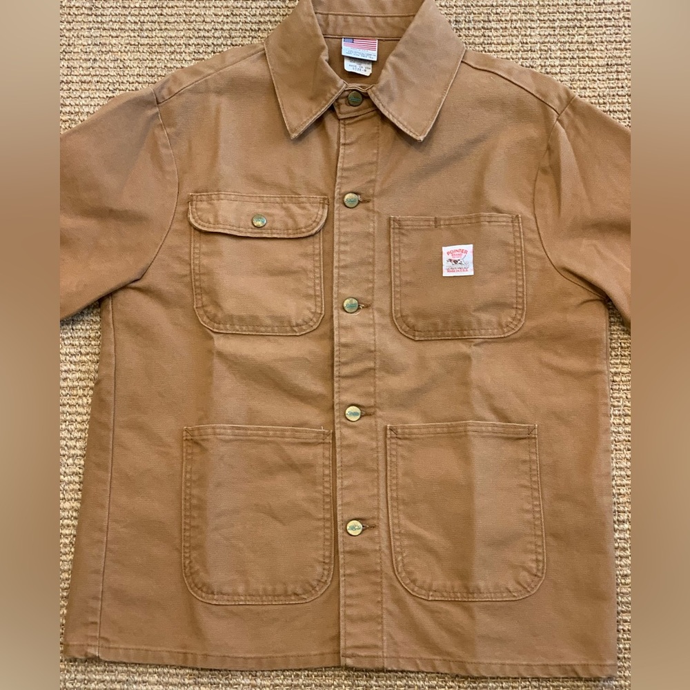 Pointer Brand / L.C. King Brown Duck Chore Coat